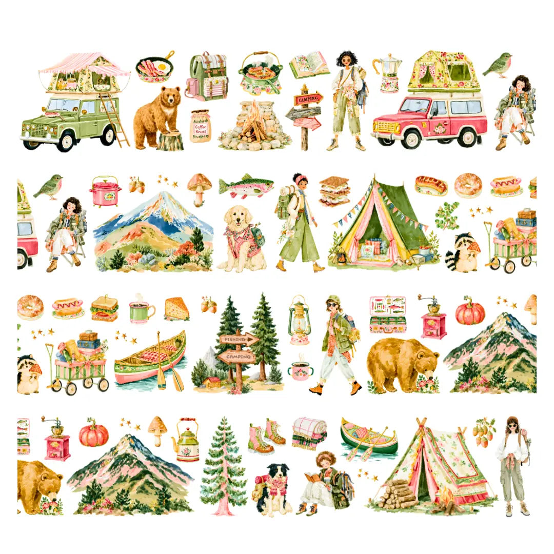 Camping PET Tape PRE-CUT