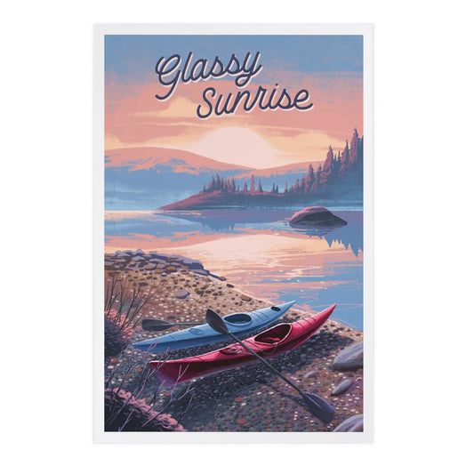 Glassy Sunrise Postcard