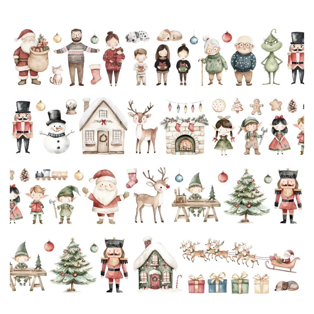 Christmas Day PET Tape PRE-CUT