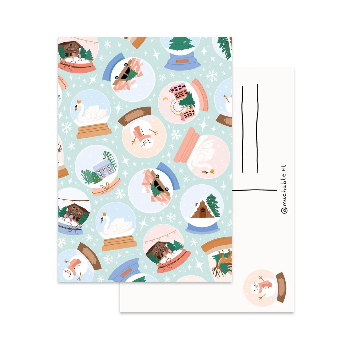 Snowglobes Postcard