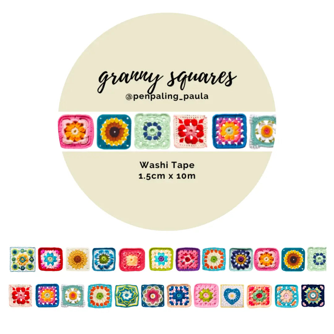 Granny Squares Washi Tape