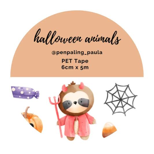 Halloween Animals PET Tape