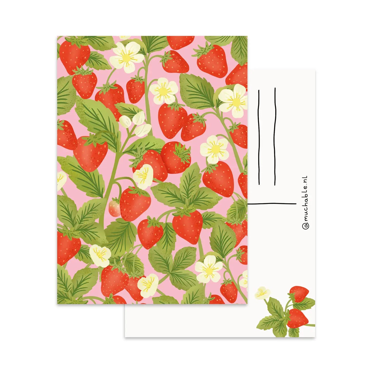 Sweet Strawberries Postcard
