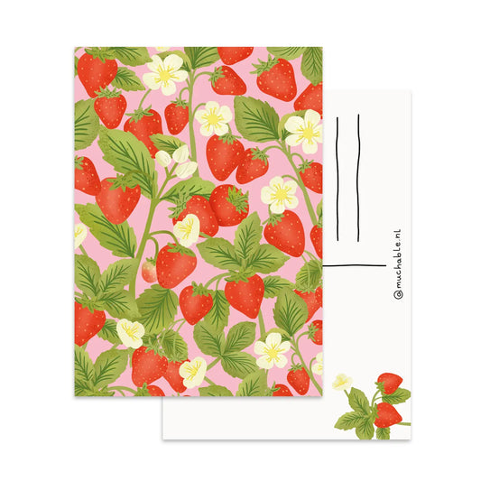Sweet Strawberries Postcard