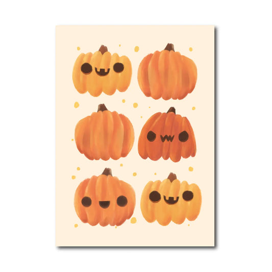 Pumpkin Patch Postcard