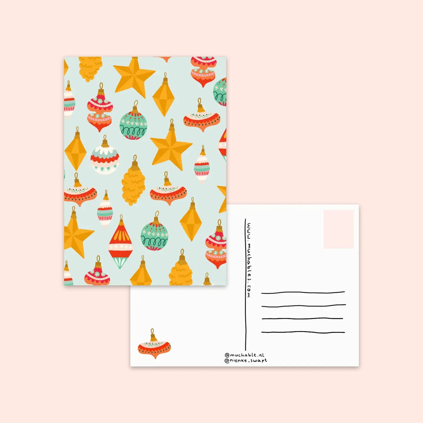 Wish Upon an Ornament Postcard