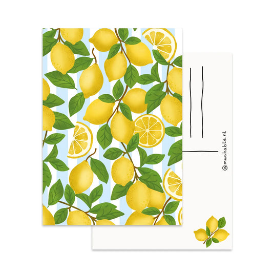 Spring Lemons Postcard