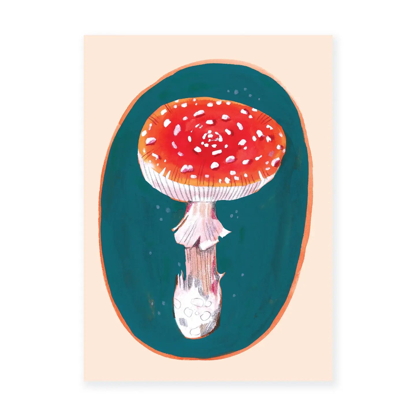 Mushroom Postcard