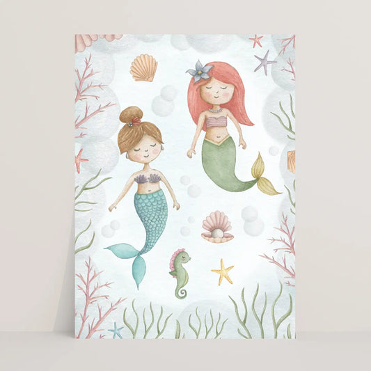 Mermaids Postcard