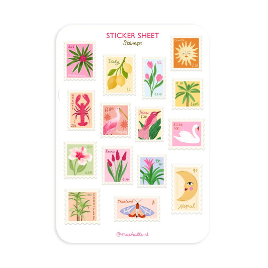 Stamp Sticker Sheet