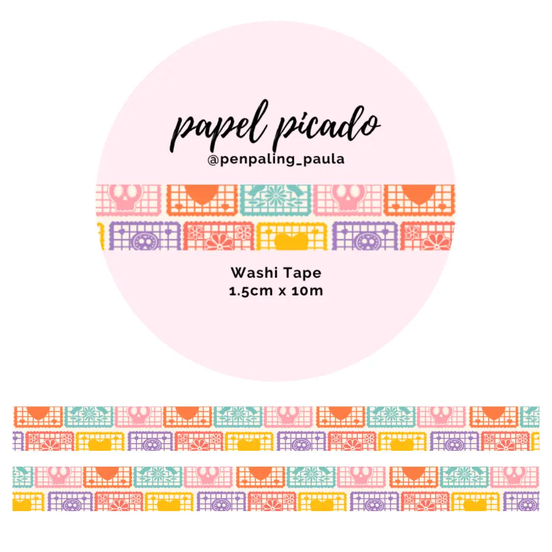 Papel Picado Washi Tape