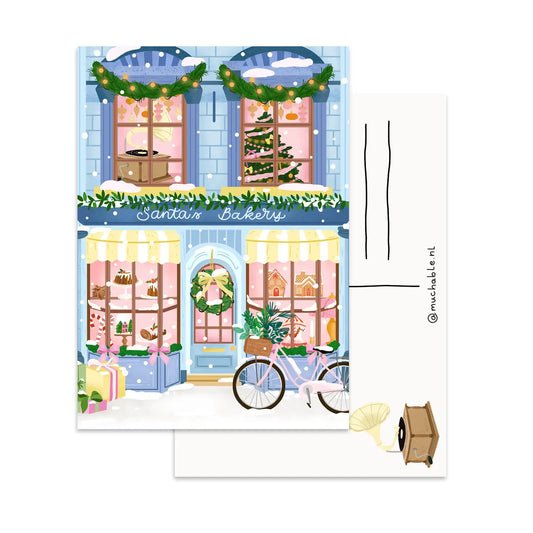 Holiday Bakery Postcard