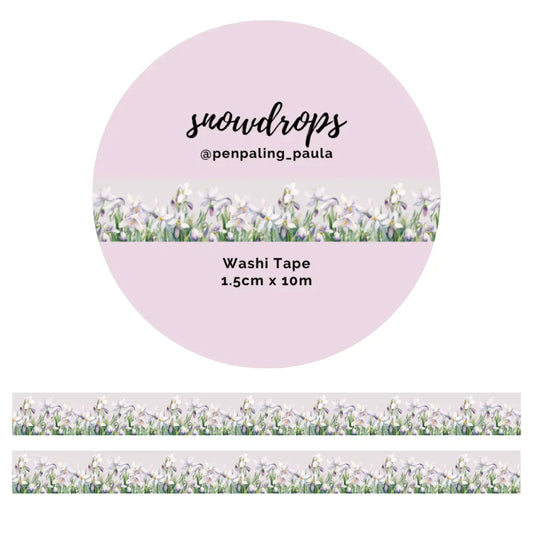 Snowdrops Washi Tape