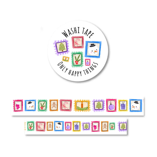 December Stamps Washi Tape