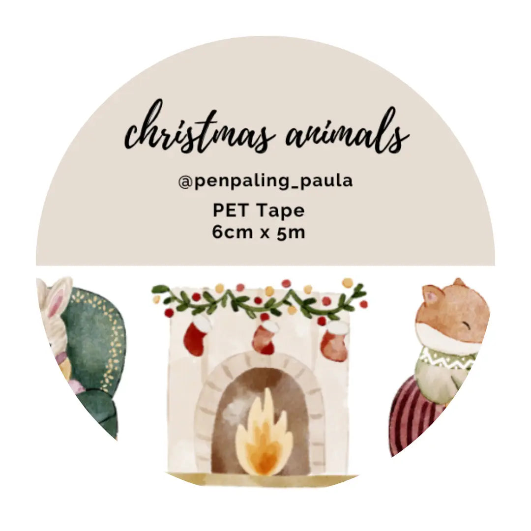 Christmas Animals - PET Tape PRE-CUT