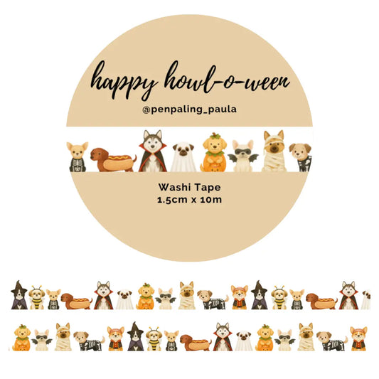 Happy Howl-O-Ween Washi Tape