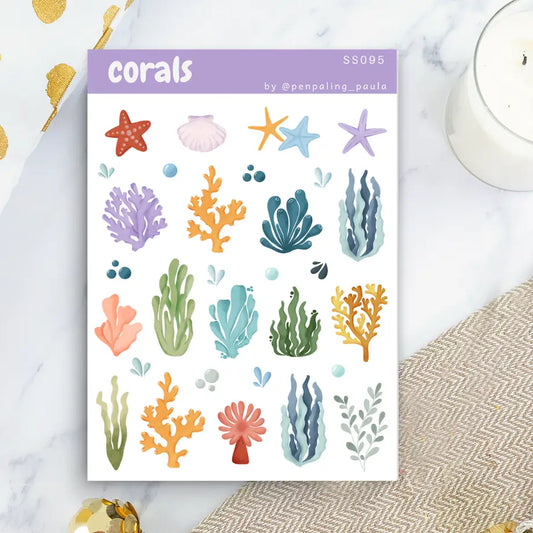 Corals Sticker Sheet