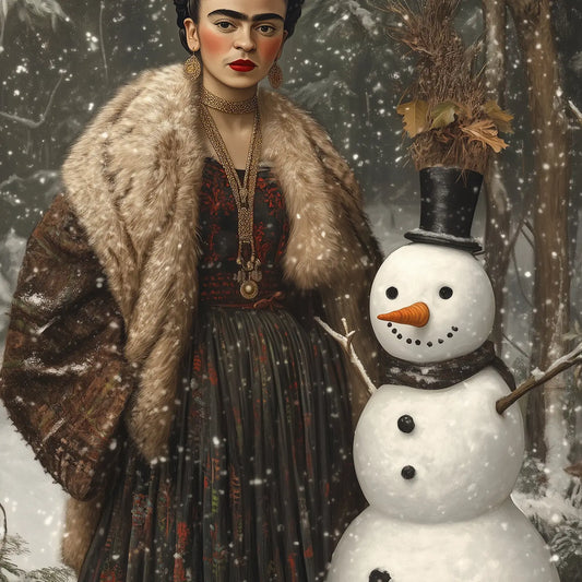Frida with Frosty