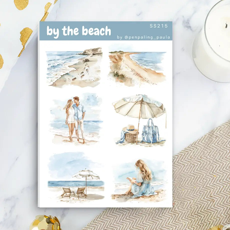 By the Beach Sticker Sheet