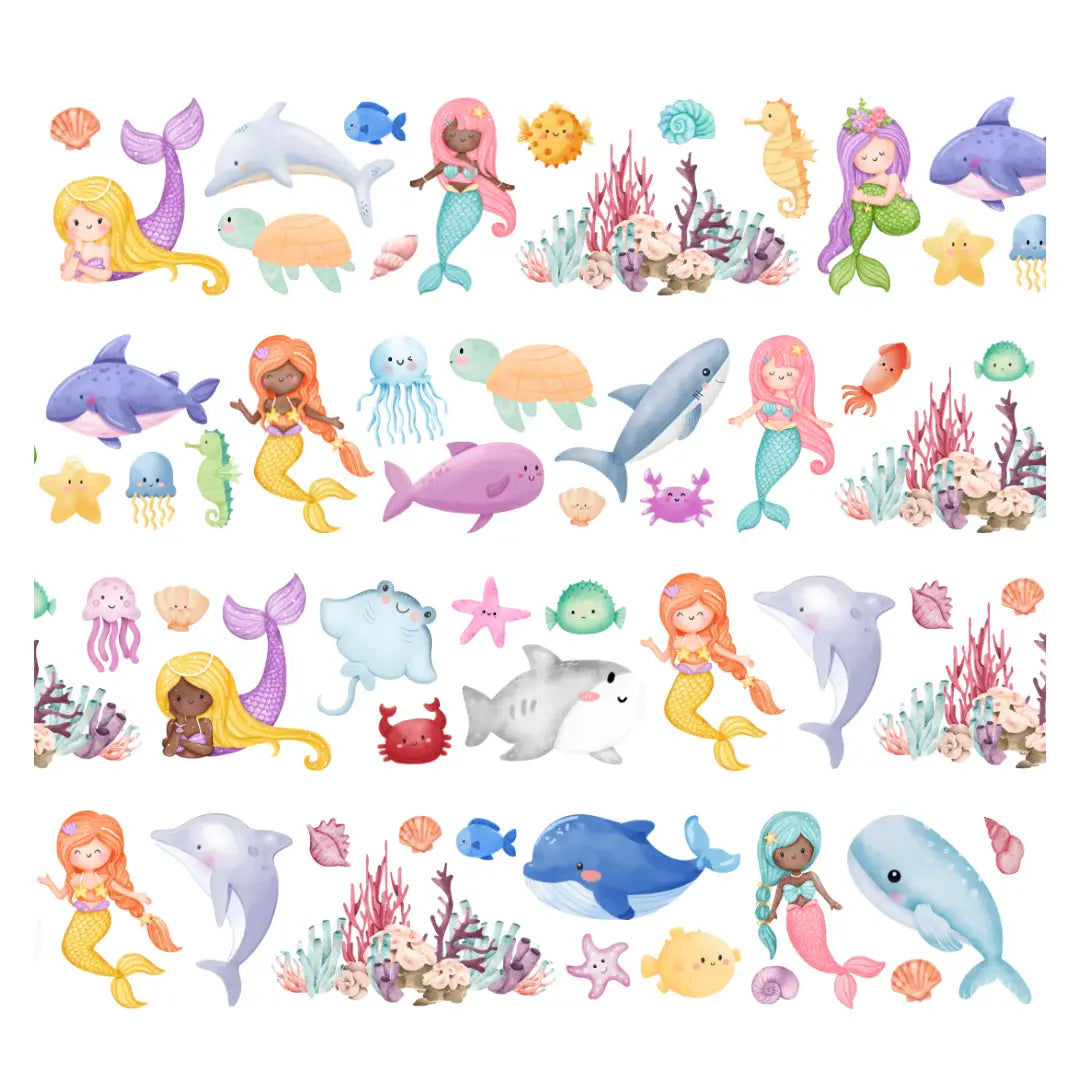 Mermaids PET Tape PRE-CUT
