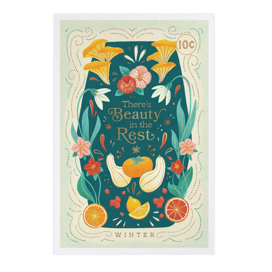 Seasons Mantra Winter Postcard