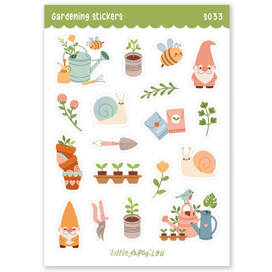 Gardening Sticker Sheet