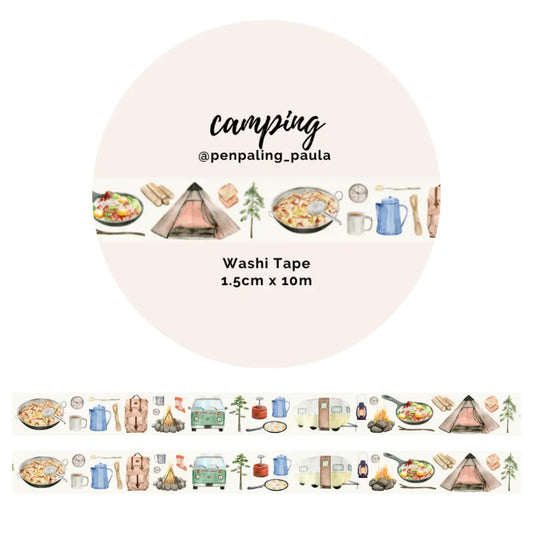 Camping Washi Tape