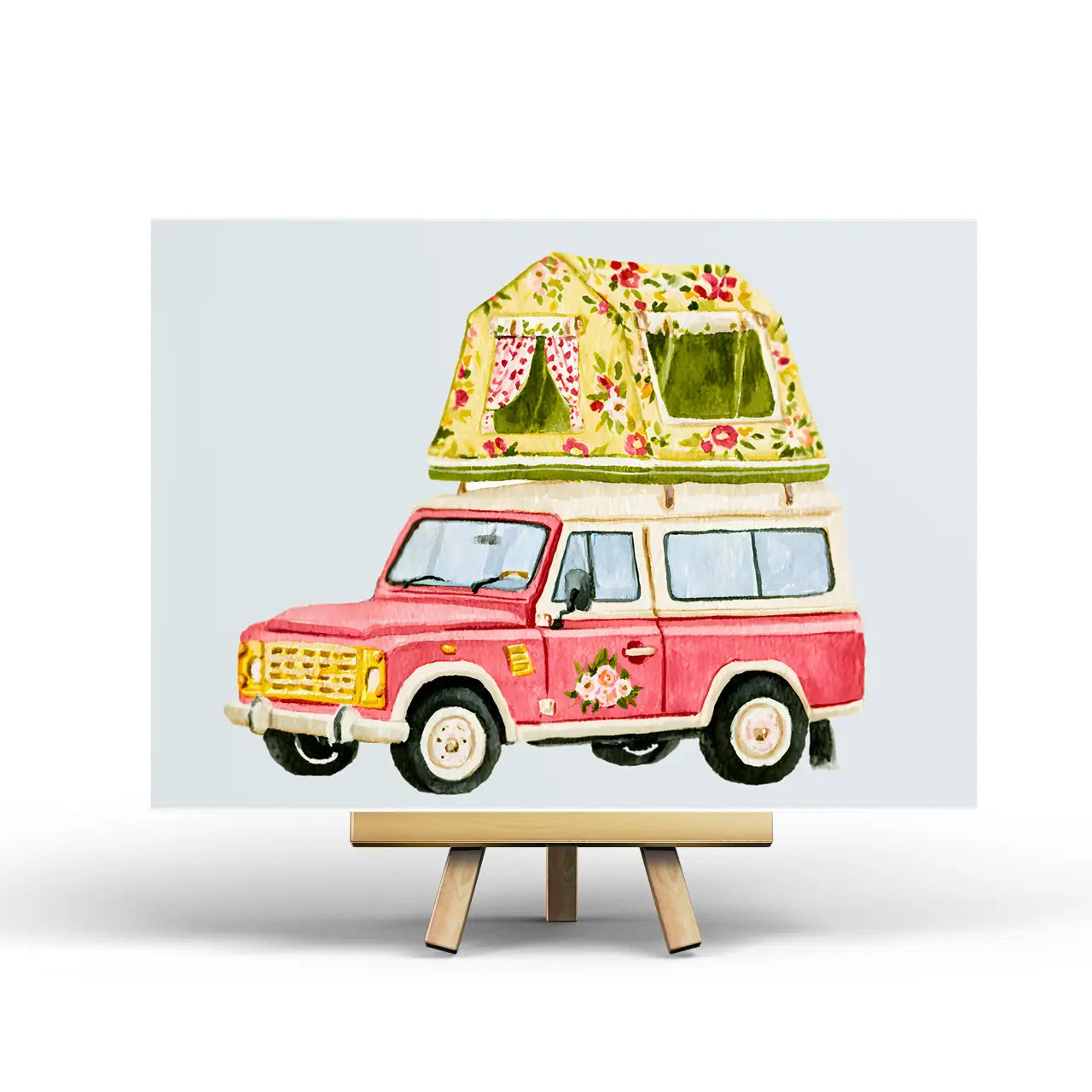 Camper Van Postcard