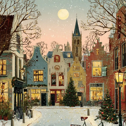 Christmas Village No. 8 Postcard