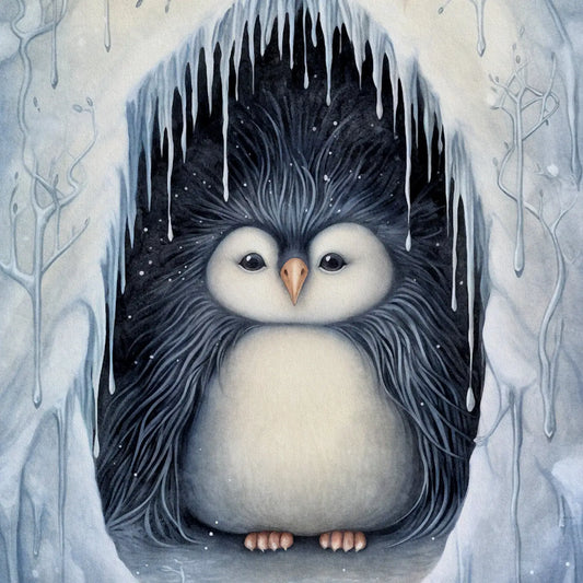 Snow Penguin Postcard
