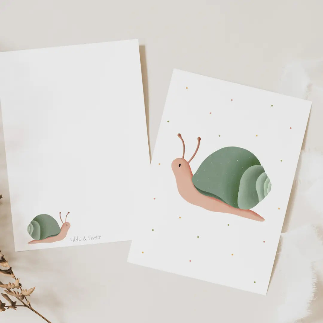 Snail Postcard
