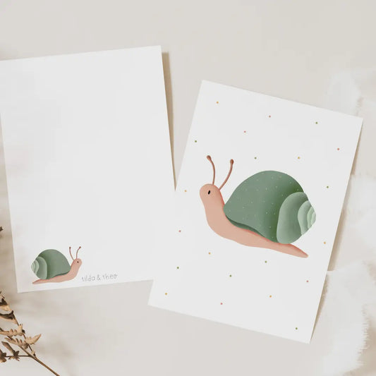 Snail Postcard