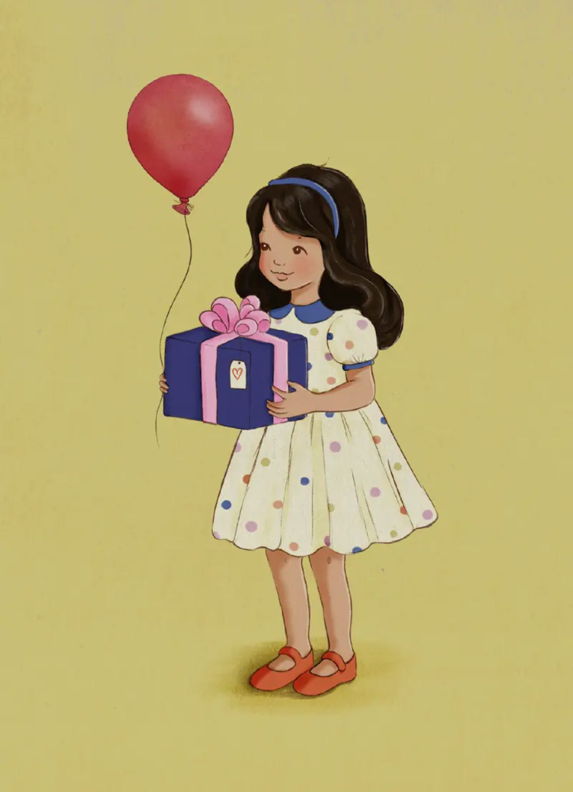 Belle & Boo Postcard "Birthday Girl"