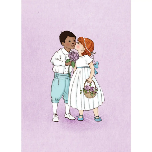 Belle & Boo Postcard "Young Love"