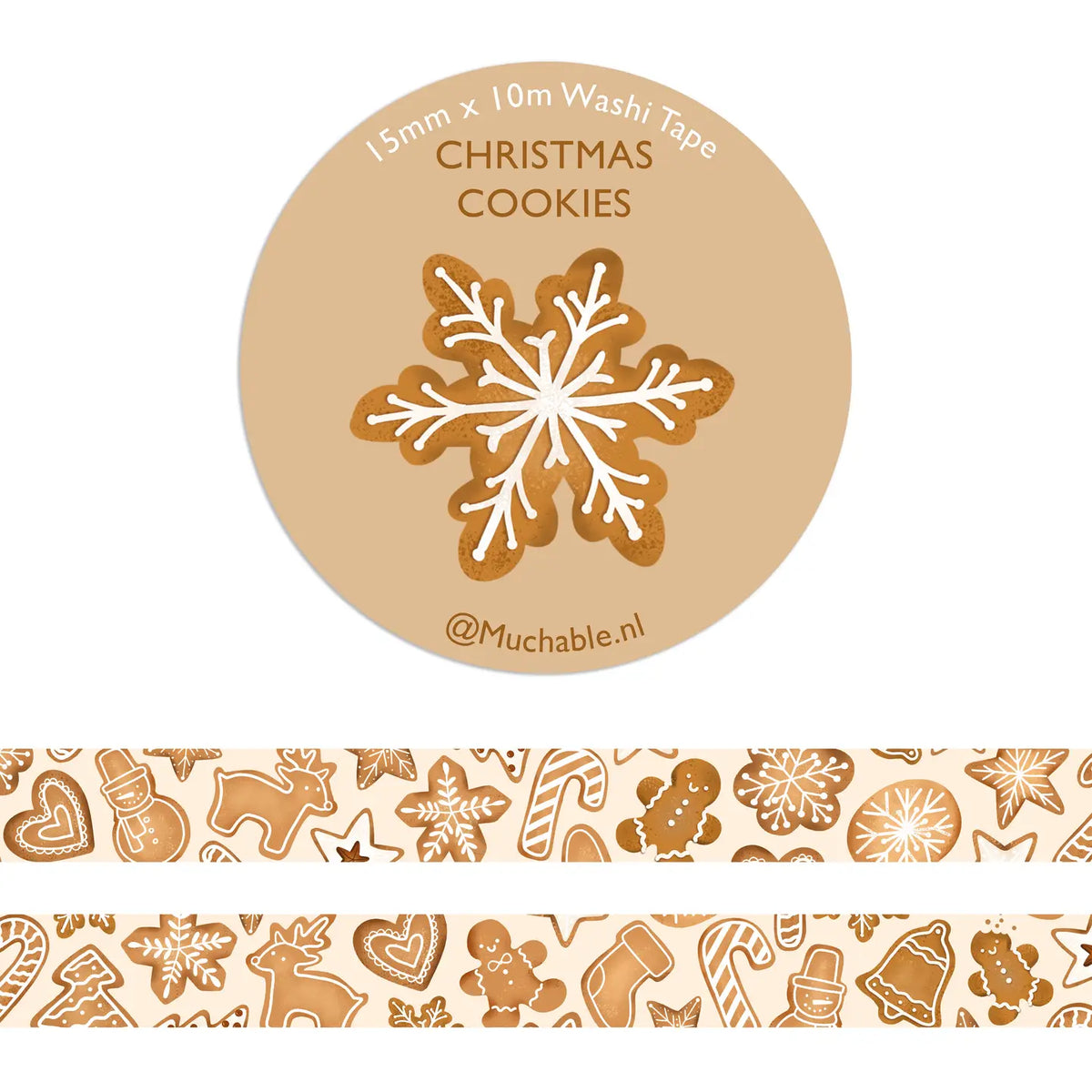 Christmas Cookies Washi Tape