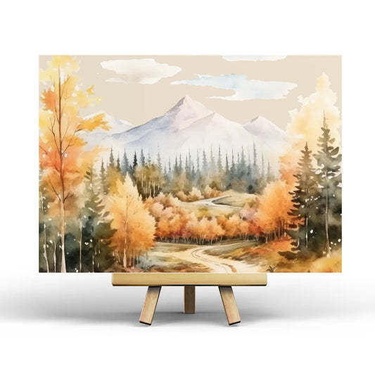 Autumn Landscape Postcard