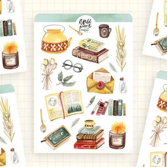 Library Sticker Sheet