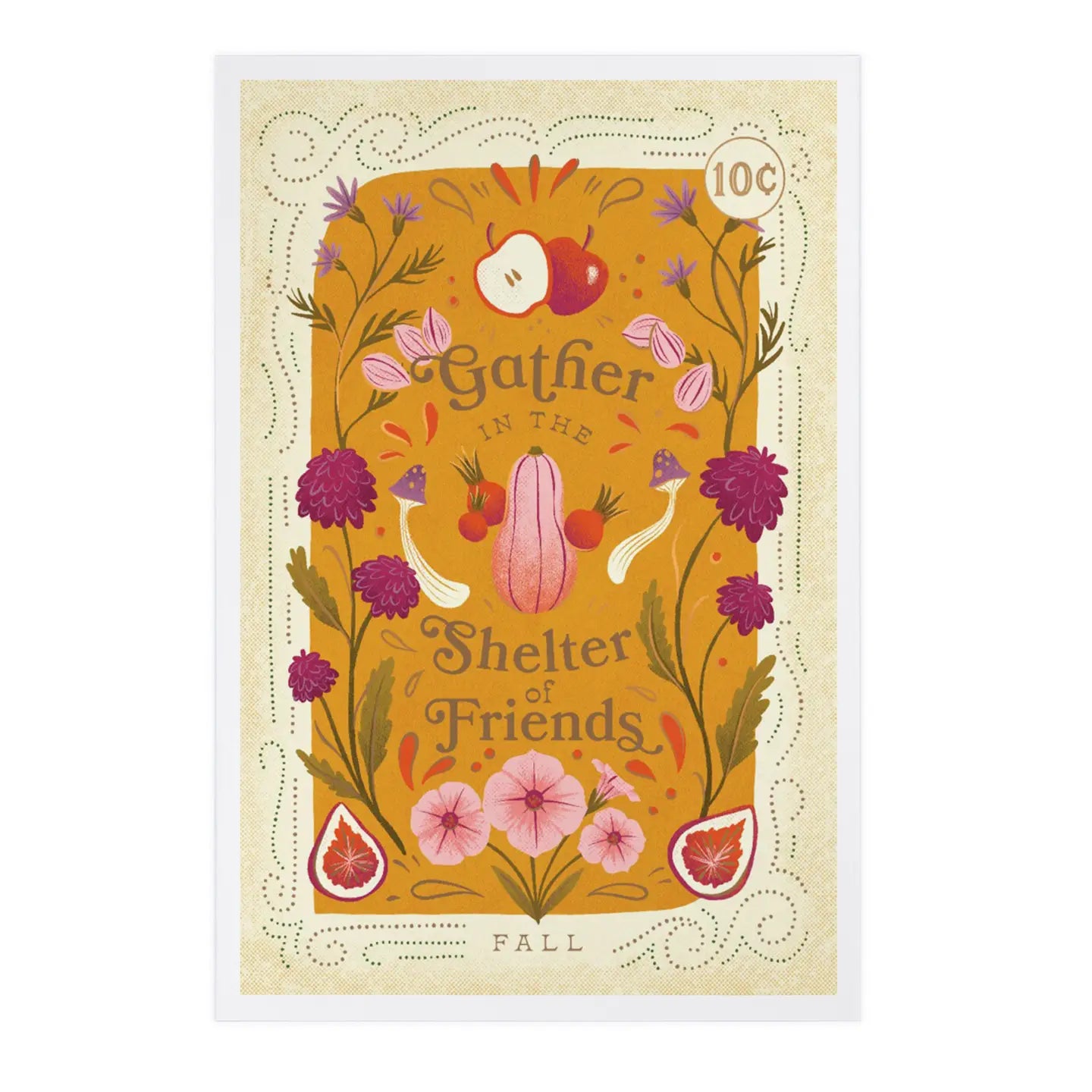 Seasons Mantra Fall Postcard
