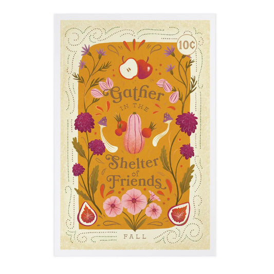 Seasons Mantra Fall Postcard