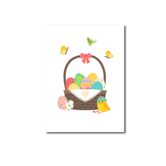 Easter Basket Postcard