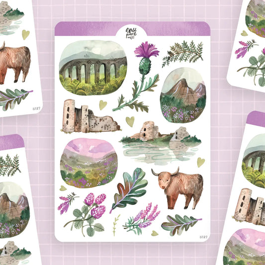 Scotland Sticker Sheet