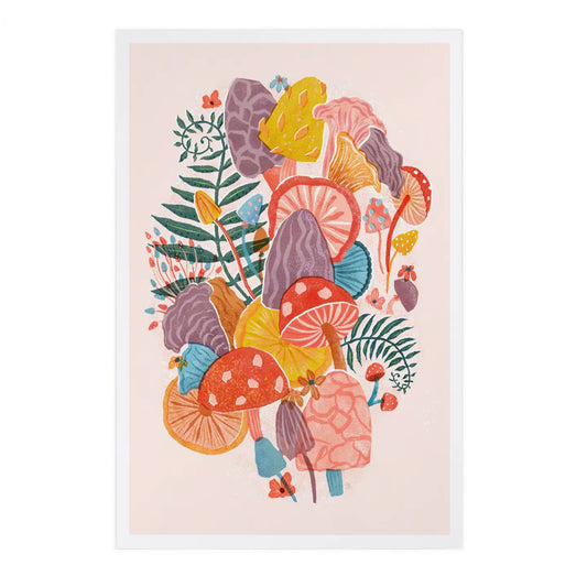Earthly Dreamer Mushroom Postcard