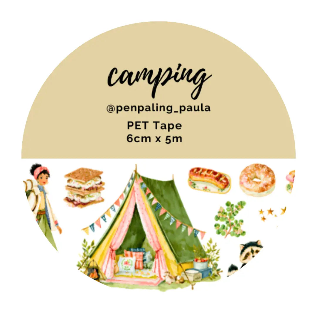 Camping PET Tape PRE-CUT