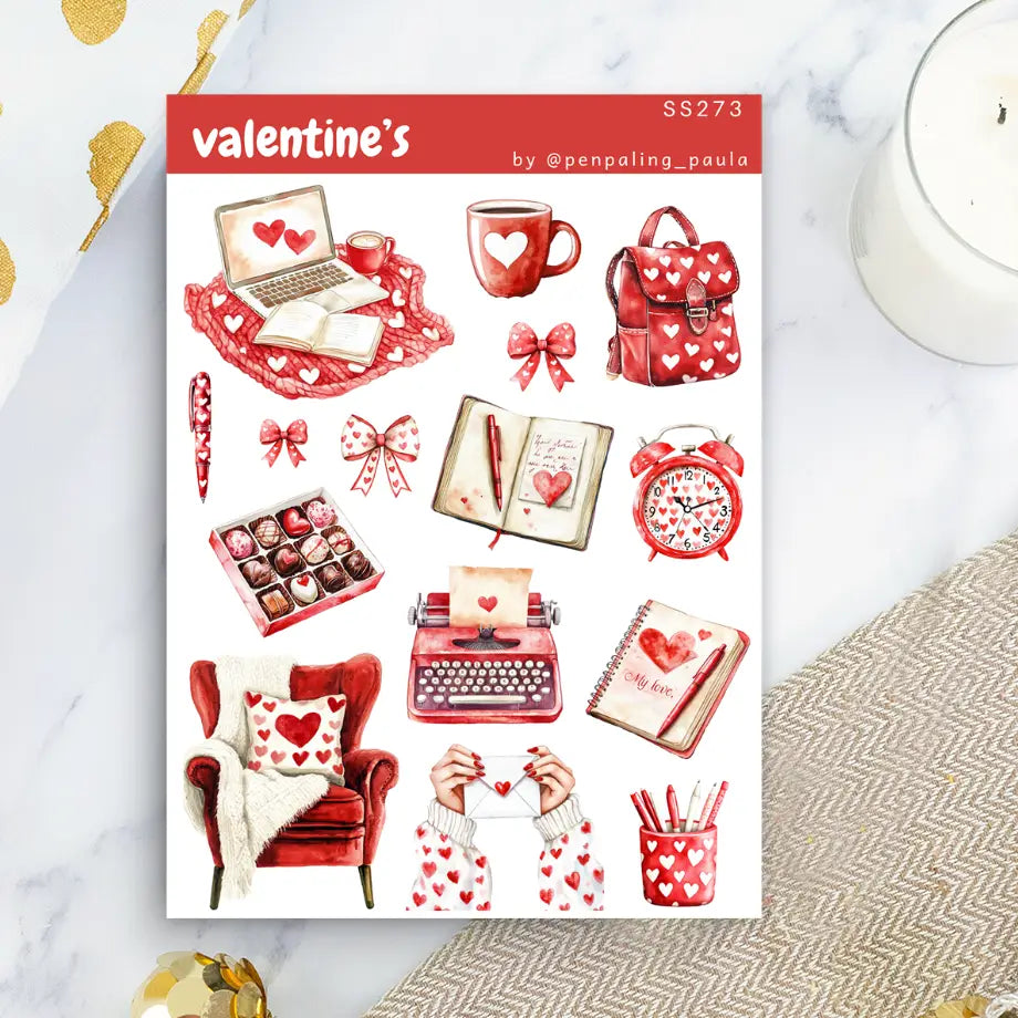Valentine's Sticker Sheet
