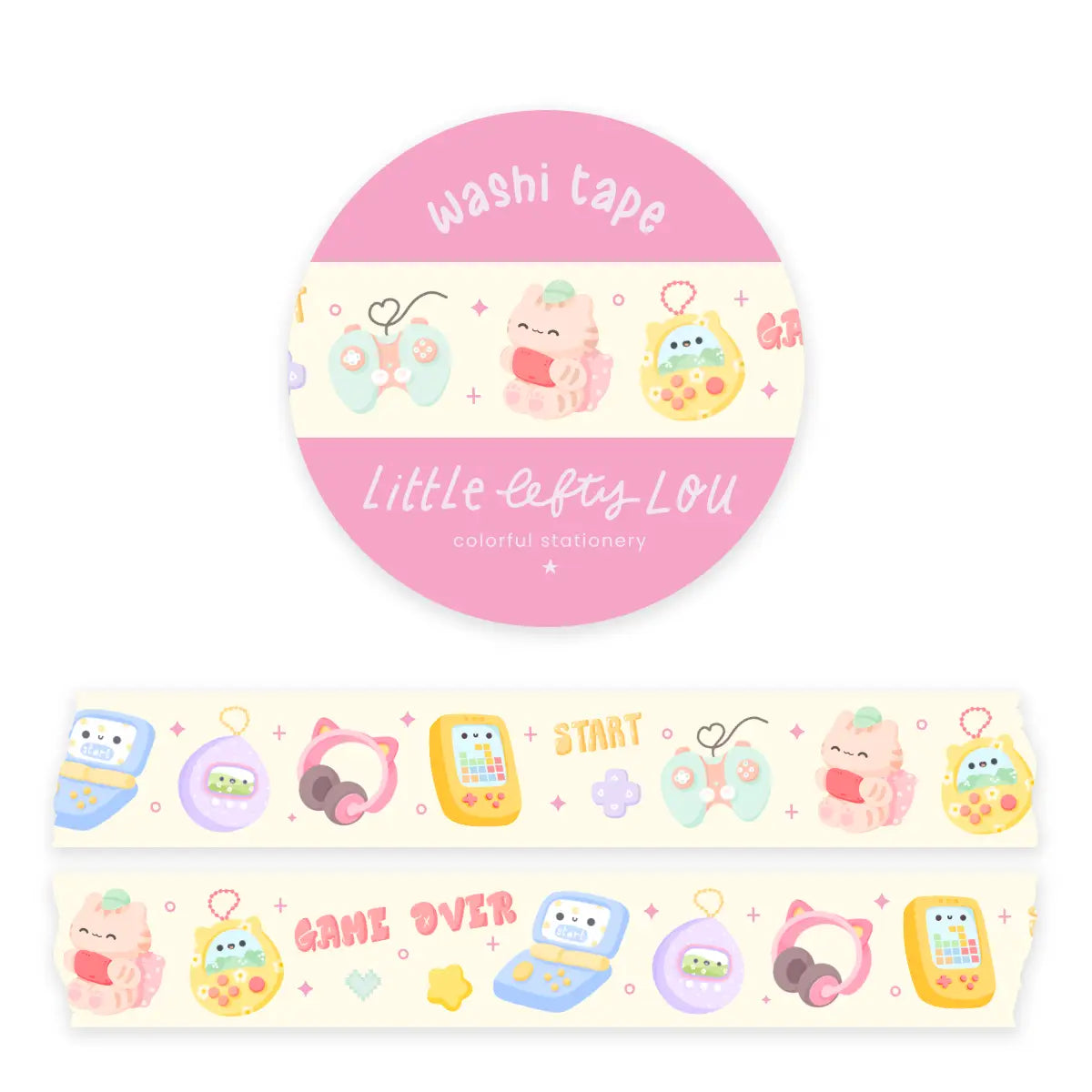 Cute Gamer Washi Tape