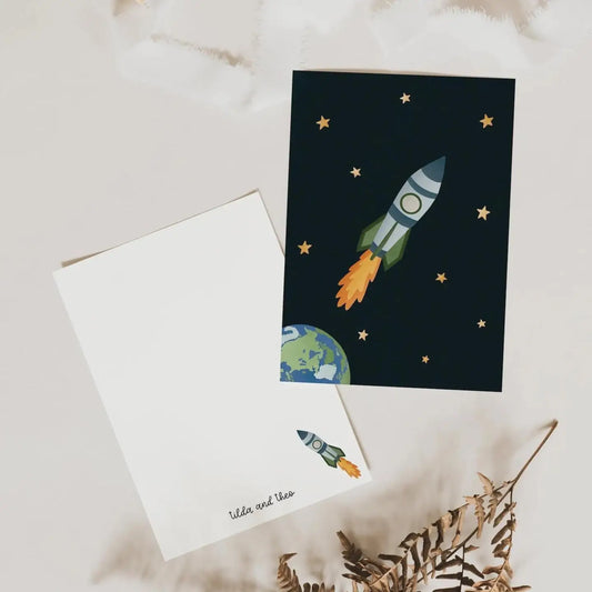 Rocket Postcard