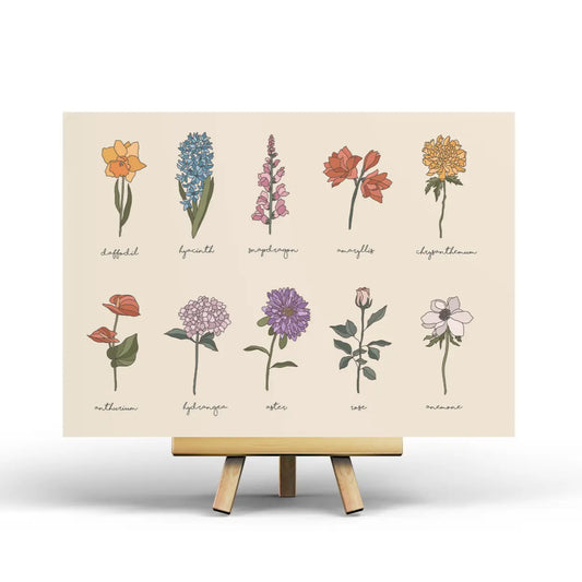 Botanical Postcard