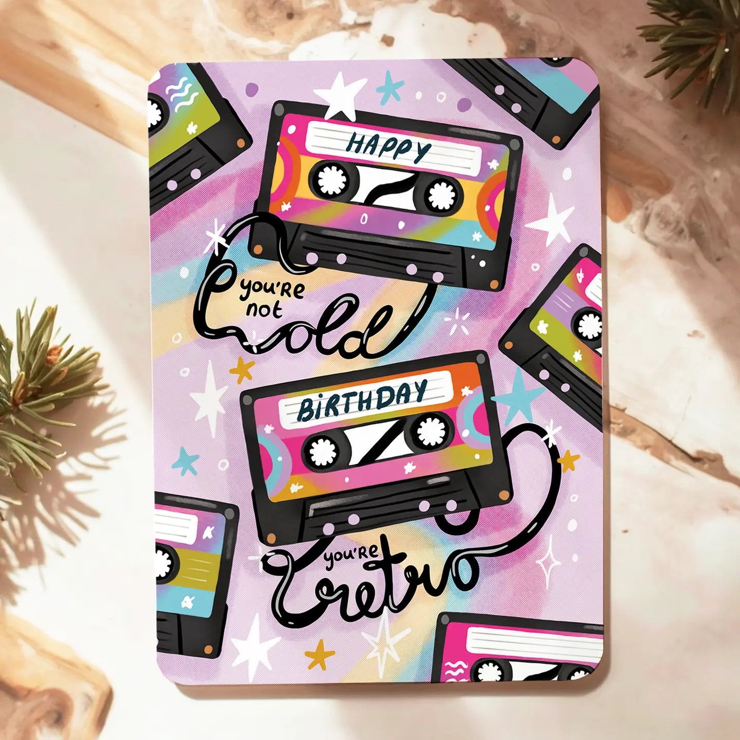 Retro Birthday Postcard