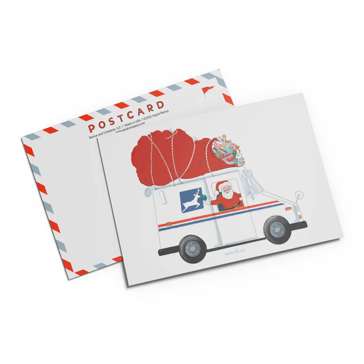 Santa Delivery Postcard