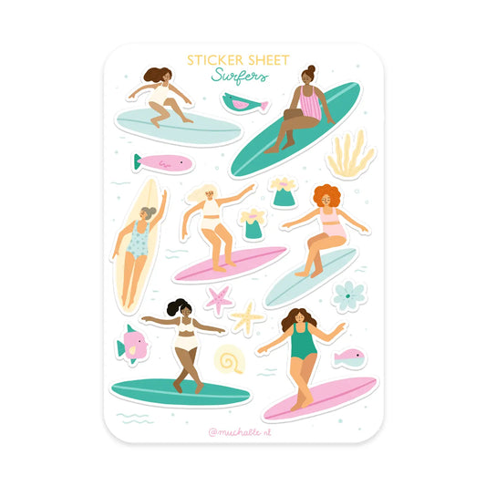 Surfers Sticker Sheet